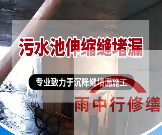 晋城某污水处理厂钢筋混凝土池堵漏案例